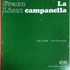 リスト ラ・カンパネラ(鐘) 輸入楽譜 Liszt La Campanella ピアノ・ソロ 洋書の画像1