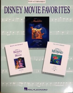 ディズニー 映画 フェイバリッツ ピアノ伴奏 輸入楽譜 Desney movie favorites piano accompaniment 洋書