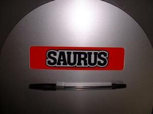 Saurus/ザウルス！ステッカー/シール/（大）/裏側に印刷あり　☆