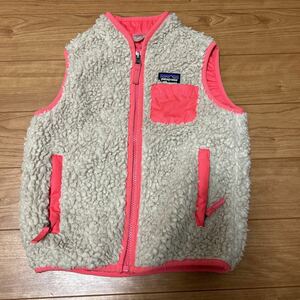  б/у patagonia Patagonia retro X лучший 5T розовый retro Classic ребенок одежда baby Kids 