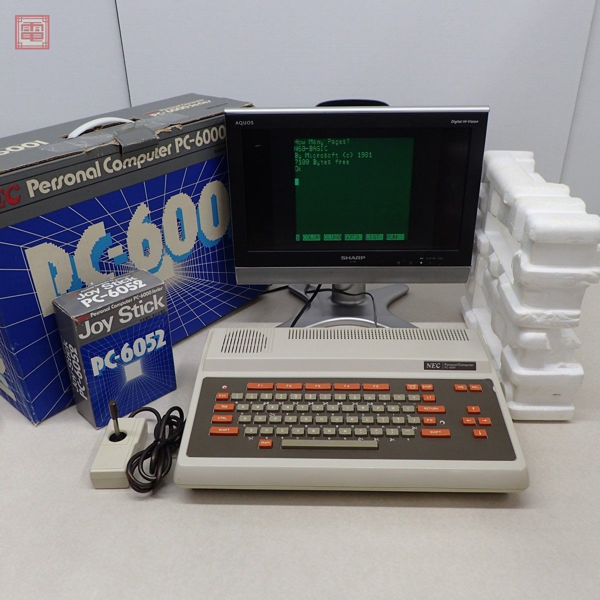 レビュー投稿で選べる特典 NEC PC-6001 本体とカセットセット