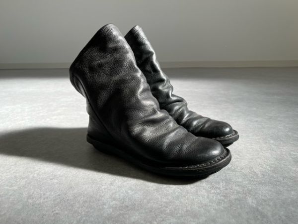 未使用 trippen トリッペン レザー シューズ ブーツ グレー 39 - www