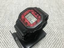 CASIO G-SHOCK x A BATHING APE DW-5600VT エイプ カモ 迷彩 赤 BAPE スピード_画像2