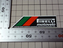 PIRELLI motovelo ステッカー (72×20mm) ピレリ モトベロ_画像2