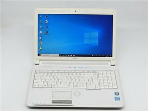 カメラ内蔵/15.6型/ノートPC/Windows10/新品SSD256/8GB/2世代i3/FMV　AH54/D　新品無線マウス/Office搭載/HDMI/USB3.0/テンキー　動作良品