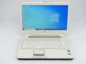 中古/15.6型/ノートPC/Windows10/HDMI/SSD256GB/4GB/i3-M330/FMV　NF/G50 MS office2021ProPlus搭載　HDMI/テンキー