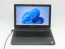 WEBカメラ/最新Win11Pro/中古/15型/ノートPC/新品SSD512GB/8GB/4世代i7/EPSON　NJ3900E 新品無線マウス MS office2021ProPlus搭載_画像1