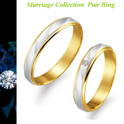指輪 リング マリッジリング プラチナ Pt900 K18 保証書あり 結婚指輪 