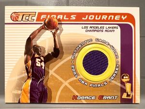 2001 Finals Jersey Topps Horace Grant ホーレス・グラント NBA 決勝 実使用 ユニフォーム Panini バスケ Lakers Bulls All-star 4回優勝
