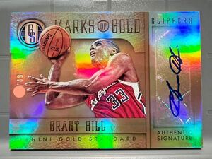 初期最高級版49枚限定 Auto 12 Panini GS Grant Hill グラント・ヒル NBA 直筆 サイン Clippers ユニフォーム バスケ 7回 All-star HOF