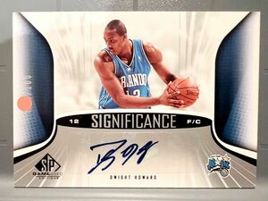 SSP/100枚限定 Auto 06 Upper Deck Dwight Howard ドワイト・ハワード NBA 直筆 サイン バスケ Magic ユニフォーム Panini All-star 優勝