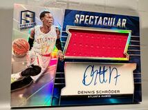 直書/149 Prizm Auto Jersey 15 Panini Dennis Schroder デニス・シュルーダー NBA 直筆 サイン ユニフォームLakers レイカーズ バスケ_画像3