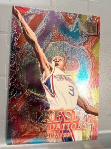 激レア RC Fresh Foundations 96 Metal Allen Iverson アレン・アイバーソン NBA 76ers ルーキー カード Panini バスケ All-star MVP