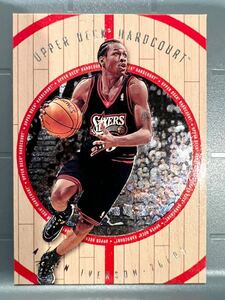 SP 98 Upper Deck Hardcourt Allen Iverson アレン・アイバーソン NBA 76ers ユニフォーム バスケ カード Panini All-star MVP