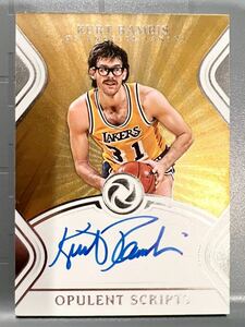 激レアレジェンド 最高級直書79/79 Auto 18 Panini Opulence Kurt Rambis カート・ランビス NBA サイン Lakers レイカーズ 6回優勝 名監督