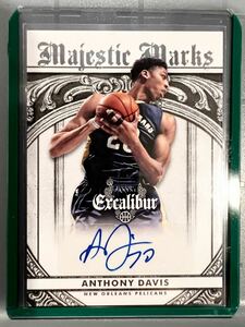 激レア初期 Auto 14 Panini Anthony Davis アンソニー・デイビス NBA サイン バスケ Lakers レイカーズ 優勝 All-Star MVP The 75th Team