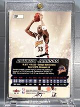 鬼レア50枚限定 Platinum 00 Fleer Ultra Antawn Jamison アントワン・ジェイミソン NBA Panini バスケ ユニフォーム ウィザーズ All-star_画像2