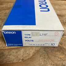 未使用品☆7個セット☆omron オムロン バイパワーリレー LY4F 制御盤用リレー AC200/220V☆送料520☆レ+_画像10