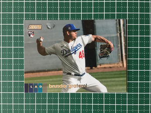 ★TOPPS MLB 2020 STADIUM CLUB #53 BRUSDAR GRATEROL［LOS ANGELES DODGERS］ベースカード ルーキー「RC」★