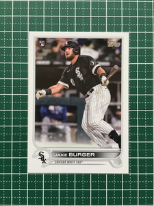 ★TOPPS MLB 2022 SERIES 1 #186 JAKE BURGER［CHICAGO WHITE SOX］ベースカード「BASE」ルーキー「RC」★