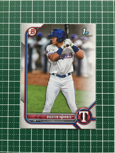 ★TOPPS MLB 2022 BOWMAN #BP-119 DUSTIN HARRIS［TEXAS RANGERS］ベースカード「PAPER PROSPECTS」「1st」★