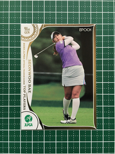 ★EPOCH 2022 JLPGA 女子ゴルフ TOP PLAYERS #15 ペ・ソンウ レギュラーカード★