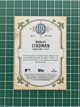 ★TOPPS MLB 2022 GYPSY QUEEN #117 MARCUS STROMAN［CHICAGO CUBS］ベースカード「BASE」★_画像2