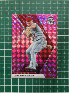 ★PANINI MLB 2021 MOSAIC #133 DYLAN BUNDY［LOS ANGELES ANGELS］PINK CAMO パラレル版★