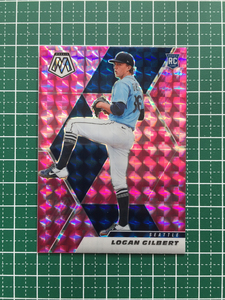 ★PANINI MLB 2021 MOSAIC #287 LOGAN GILBERT［SEATTLE MARINERS］PINK CAMO パラレル版 ルーキー「RC」★