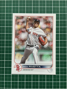 ★TOPPS MLB 2022 UPDATE #US32 NICK PIVETTA［BOSTON RED SOX］ベースカード「BASE」★