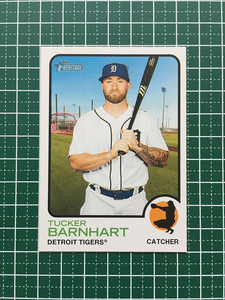 ★TOPPS MLB 2022 HERITAGE #111 TUCKER BARNHART［DETROIT TIGERS］ベースカード「BASE」★