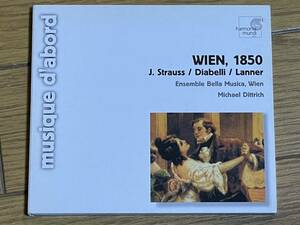 ☆【CD】ドイツプレス Harmoniamundi ウィーン舞曲集1850 / ミハエル・ディトリッヒ指揮ウイーン・ベラ・ムジカ・アンサンブル☆