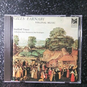 u（独盤）ブラッドフォード・トレーシー　ファーナビー　ヴァージナル音楽　Tracey Farnaby Virginal Music　
