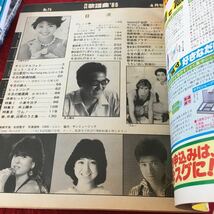 Z12-281 歌謡曲 4月 昭和60年発行 ブティック社 特集I 小泉今日子 特集II 井上陽水 特集III ワム ! バンドスコアー カシオペア など_画像4