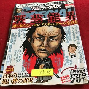 Z14-058 実話ナックルズ 裏芸能界 誰も知らないセレブスキャンダルの全真相 ミリオン出版 2010年発行 日本の黒い霧の真実 アウトロー など