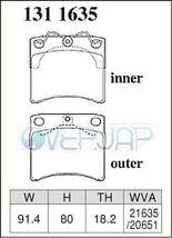 M1311635 DIXCEL Mタイプ ブレーキパッド フロント用 VW VANAGON 70AAF/70ACU T4 MODEL Fr:GIRLING(Venti)(280x24)車台No.～70_X_250000_画像2