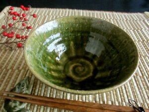 .. tea cup total Oribe rice bowl ( middle ) (1 piece )..... birthday present . festival packing gift free 