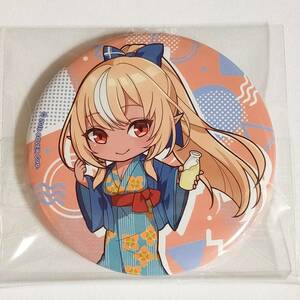 ホロライブ×極楽湯 フロライフ トレーディング缶バッジ ミニキャラver 不知火フレア Hololive Furo-Life Limited Badge Shiranui Flare