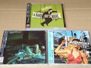 シュガーカルト SUGARCULT 国内盤CD3枚セット LIGHTS OUT/A HARD DAY'S NIGHT/PALM TREES AND POWER LINES g359