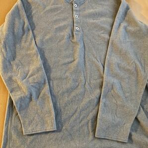 1996年 USA製 patagonia capilene expedition weight fleece XLsize heather grey 刺繍タグ パタゴニアの画像2