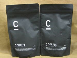 M8-086■未開封品 MEJ C COFFEE シーコーヒー チャコール コーヒー ダイエット100g まとめて 計2袋 賞味期限 2023.09