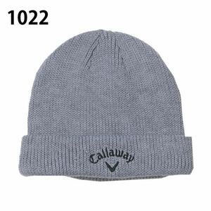 キャロウェイ ゴルフ ニット帽 TOUR BEANIE 22 JM　ツアービーニー Callaway　グレー