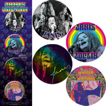 ★ジャニス ジョプリン バッジ 4Pセット Janis Joplin 新品,正規品_画像1