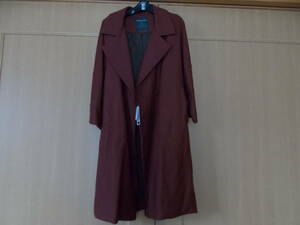  coat tea size 38 nano TOKYO NSHKAWA collaboration product inside side, light down 