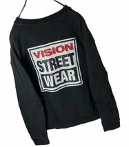 グッドデザイン！VISION STREET WEAR でかロゴスウェット 刺繍ロゴ_画像10