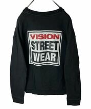 グッドデザイン！VISION STREET WEAR でかロゴスウェット 刺繍ロゴ_画像3