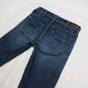 YANUK Patricia Skinny jeans Denim ji- bread stretch Yanuk Patricia skinny 57123047 made in Japan navy blue 25