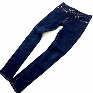  X-girl * X-girl tight . Street style! skinny denim pants jeans W26 color ... indigo put on turning eminent!#Ja5132