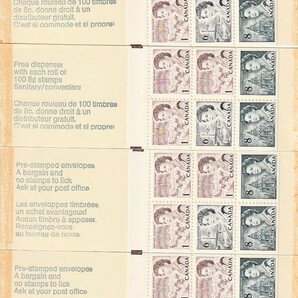 カナダ エリザベス女王2世 切手帳 外国切手 Cの画像2