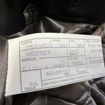 美品 アルマーニ『圧倒的な存在感』ARMANI レザージャケット ステンカラーコート テーラード ブラック 黒 メンズ ブルゾン 極暖 M_画像8